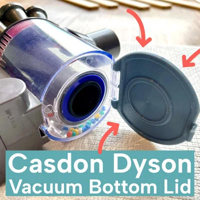 Nắp đáy đồ chơi máy hút bụi Casdon Dyson - Bản STRONG