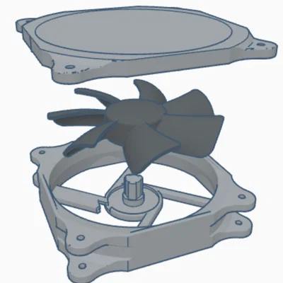 PC Fan (Quạt PC) – Mẫu in 3D