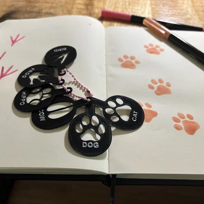 Bộ khuôn tô hình dấu chân động vật cho bé 3D printable