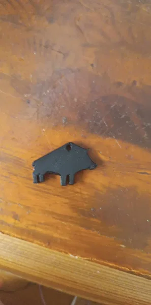 Móc khóa hình logo WK Dzik - Mô hình in 3D độc đáo - Image 2