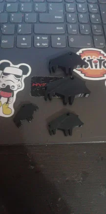 Móc khóa hình logo WK Dzik - Mô hình in 3D độc đáo - Image 3