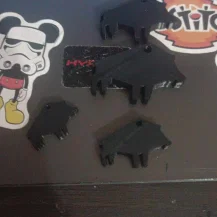 Móc khóa hình logo WK Dzik - Mô hình in 3D độc đáo