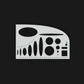 Stencil Vẽ + Chữ (Drawing + Lettering Stencil) - Thumbnail 1