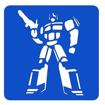 Khuôn Mẫu (Stencil) Optimus Prime 3D Dùng Vẽ Tranh Và Phun Sơn