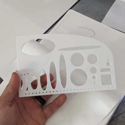 Stencil Vẽ + Chữ (Drawing + Lettering Stencil)