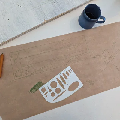 Stencil Vẽ + Chữ (Drawing + Lettering Stencil)