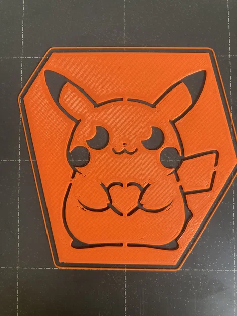 Khuôn Mẫu Vẽ Hình Pikachu Dễ Thương Bằng In 3D Cho Bé - Image 2