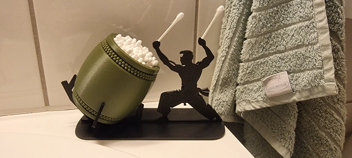 Hộp đựng q-tip Tay Trống Taiko - Image 1