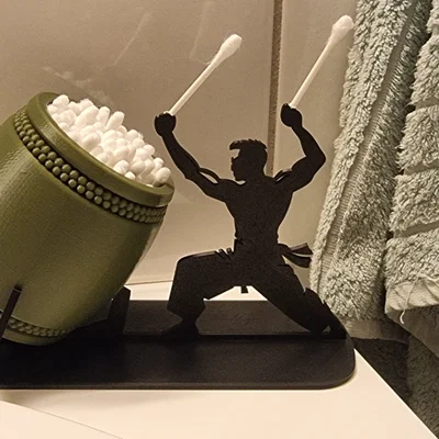 Hộp đựng q-tip Tay Trống Taiko