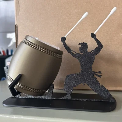 Hộp đựng q-tip Tay Trống Taiko