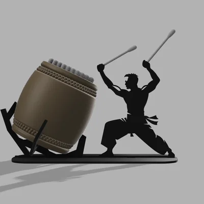 Hộp đựng q-tip Tay Trống Taiko