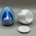 Trứng Tealight LED Thỏ Con Dễ Thương (Cute Bunny LED Tealight Egg) - Thumbnail 2
