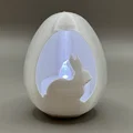 Trứng Tealight LED Thỏ Con Dễ Thương (Cute Bunny LED Tealight Egg) - Thumbnail 3