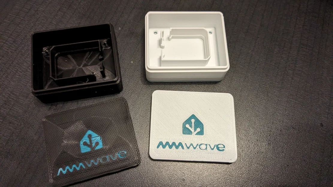 Vỏ hộp D1 mini và cảm biến LD2410 cho Home Assistant (In 3D) - Image 1