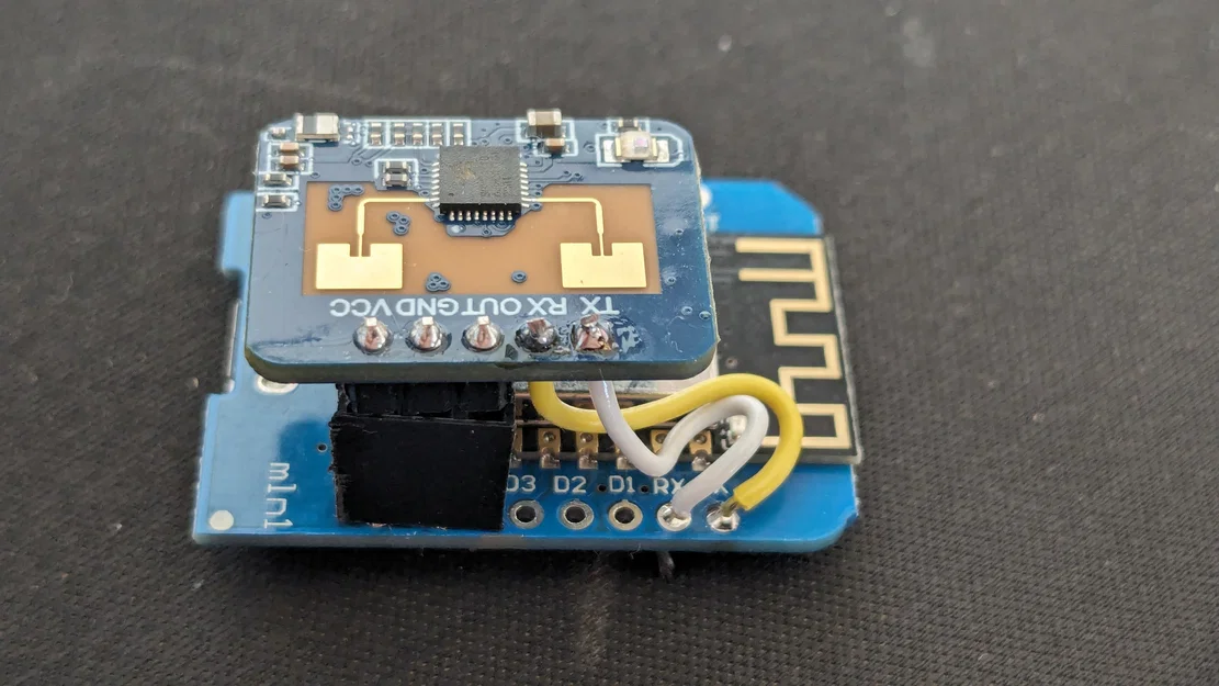 Vỏ hộp D1 mini và cảm biến LD2410 cho Home Assistant (In 3D) - Image 3