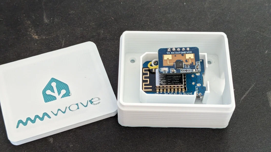Vỏ hộp D1 mini và cảm biến LD2410 cho Home Assistant (In 3D) - Image 4