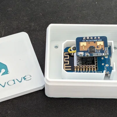 Vỏ hộp D1 mini và cảm biến LD2410 cho Home Assistant (In 3D)