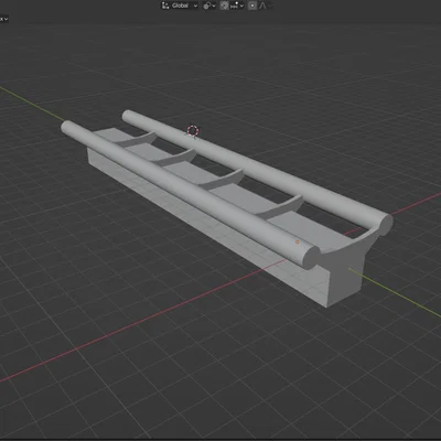 Mô hình đường ray tàu lượn siêu tốc B&M in 3D