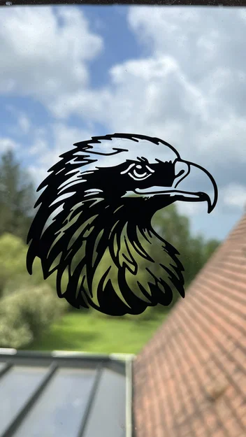 Mô hình tranh treo tường 3D hình đại bàng dũng mãnh (Eagle Wall Art #3) - Image 1