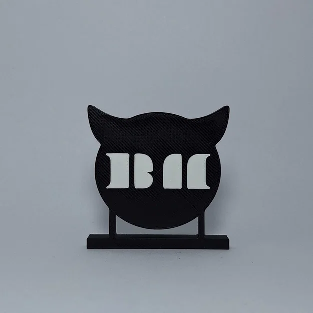 Mô hình trang trí BABYMONSTER Logo Stand cho người hâm mộ - Image 2