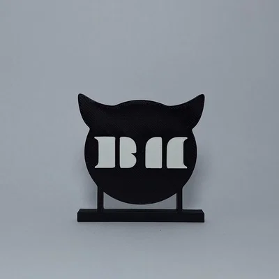 Mô hình trang trí BABYMONSTER Logo Stand cho người hâm mộ