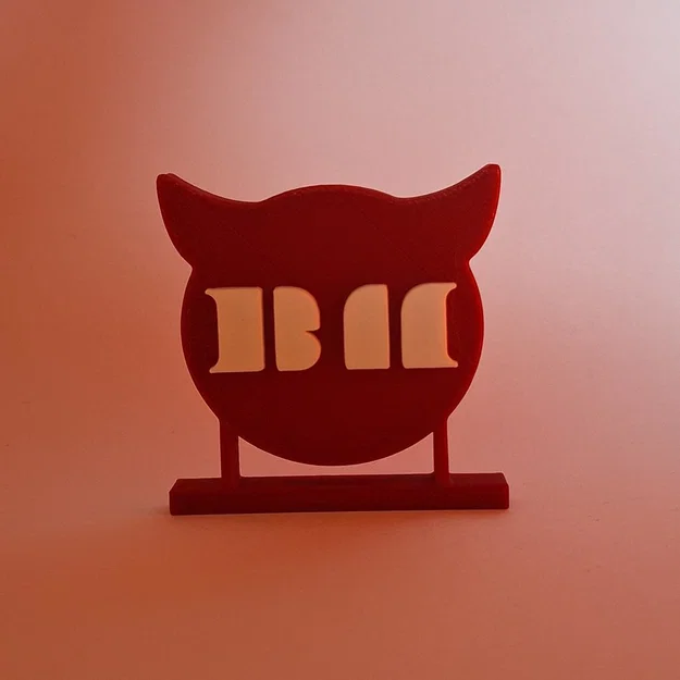 Mô hình trang trí BABYMONSTER Logo Stand cho người hâm mộ - Image 3