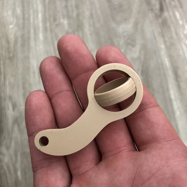 Con quay chìa khóa Key Spinner - Phụ kiện in 3D độc đáo - Image 2