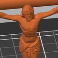 Mô hình 3D tượng Chúa Giê-su chịu nạn trên thánh giá đầy tôn nghiêm - Thumbnail 1