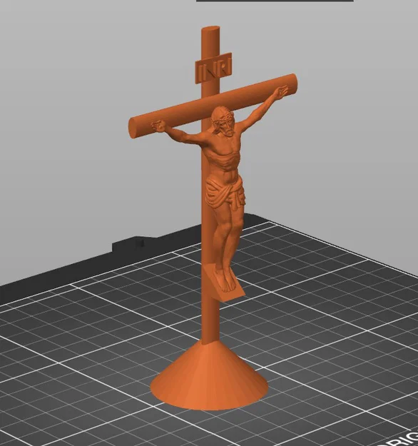 Mô hình 3D tượng Chúa Giê-su chịu nạn trên thánh giá đầy tôn nghiêm - Image 2