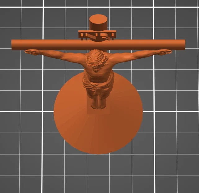 Mô hình 3D tượng Chúa Giê-su chịu nạn trên thánh giá đầy tôn nghiêm - Image 3