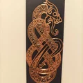 Mẫu phù điêu rồng Viking 3D: Trang trí đẹp và làm bookmark độc đáo - Thumbnail 1
