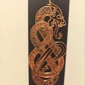 Mẫu phù điêu rồng Viking 3D: Trang trí đẹp và làm bookmark độc đáo - Thumbnail 2