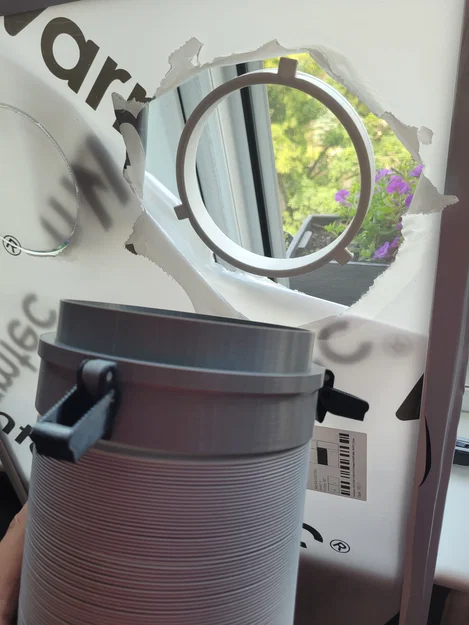 Ngàm gắn ống Portable AC 15cm cho cửa sổ - Image 2