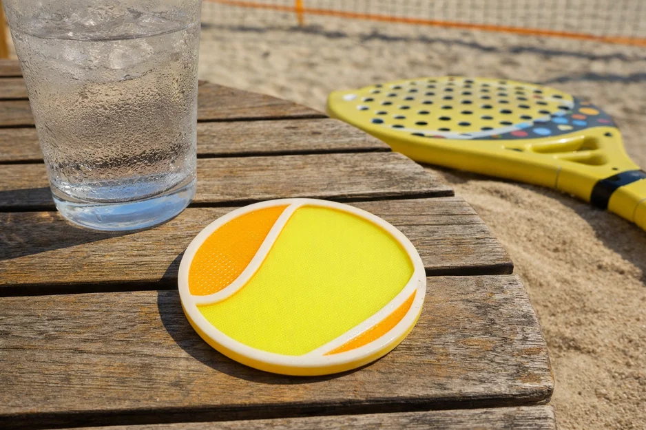 Đế lót ly Beach Tennis Coaster - Image 1