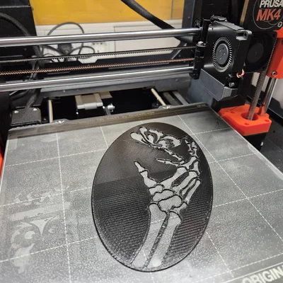 Khuôn Mẫu Vẽ Tay Xương và Bướm Độc Đáo (Skelet Hand Stencil)