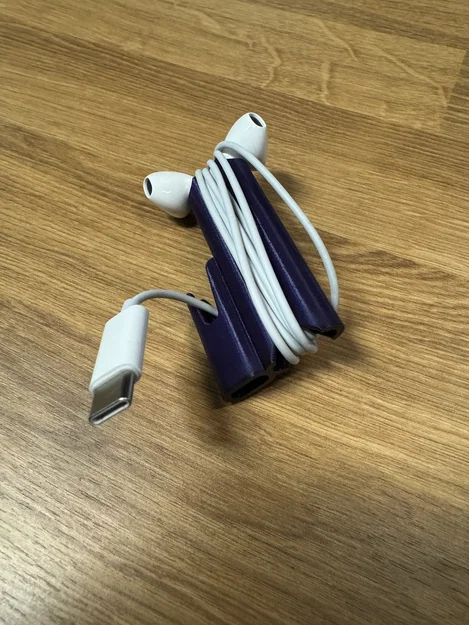 Khung cuốn dây tai nghe Apple EarPods USB-C gọn gàng - Image 2
