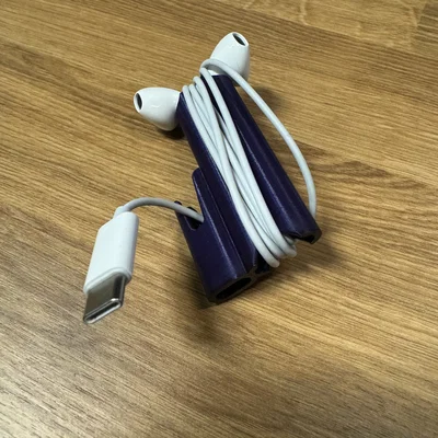 Khung cuốn dây tai nghe Apple EarPods USB-C gọn gàng