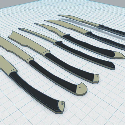 Vũ khí kiểu Glaive cho Dummy 13
