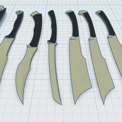 Vũ khí kiểu Glaive cho Dummy 13