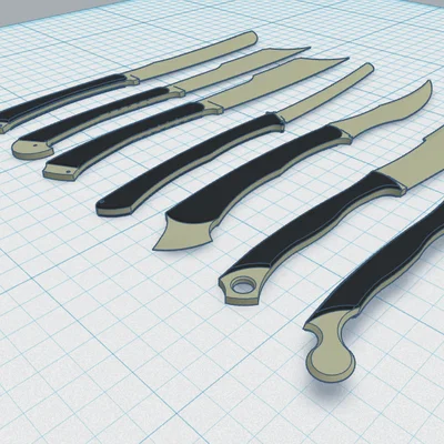 Vũ khí kiểu Glaive cho Dummy 13