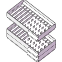 Khay đựng end mill xếp chồng (Stackable end mill tray)