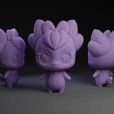 Mô hình 3D Happying (Catch! Teenieping) cực xinh xắn