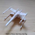 Star Wars X-Wing (T65) tỉ lệ 1:270 – cánh print-in-place - Thumbnail 1
