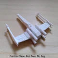 Star Wars X-Wing (T65) tỉ lệ 1:270 – cánh print-in-place - Thumbnail 2