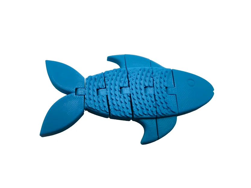 Flexi Fish – Cá dẻo khớp nối (articulated) để in 3D - Image 1