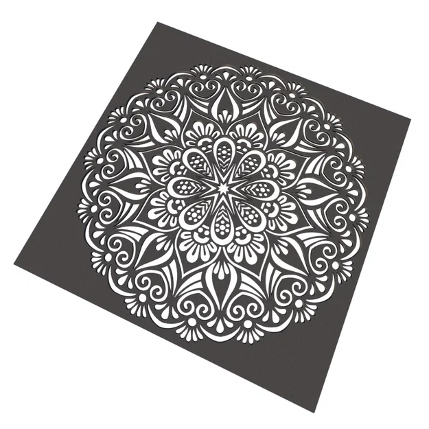 Template Mandala (šablona) – khuôn vẽ/xịt sơn - Image 1