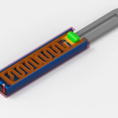 OTF Fidget Knife mk II + CAD