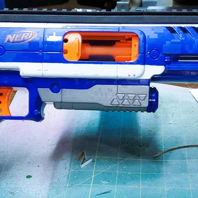 NERF RAMPAGE PRO X (Half length Conversion Kit 3D Parts) nạp đạn mượt hơn