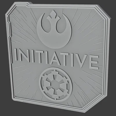 Token Initiative Hyperspace 2 Mặt (Resin) cho Star Wars Unlimited