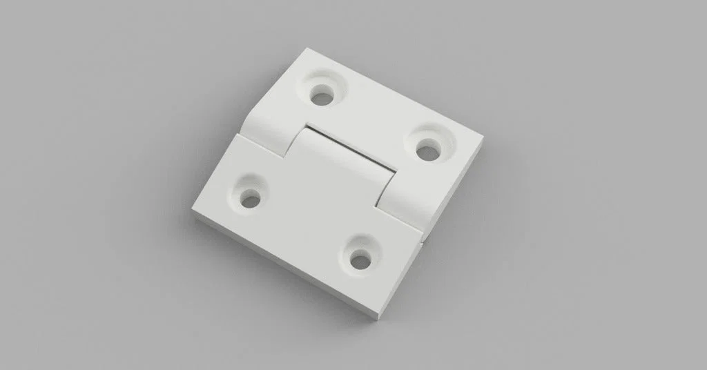 Bản lề một mảnh cho Ikea Lack enclosure – Print in place - Image 1